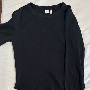 Simons Long Sleeve Ribbed Top